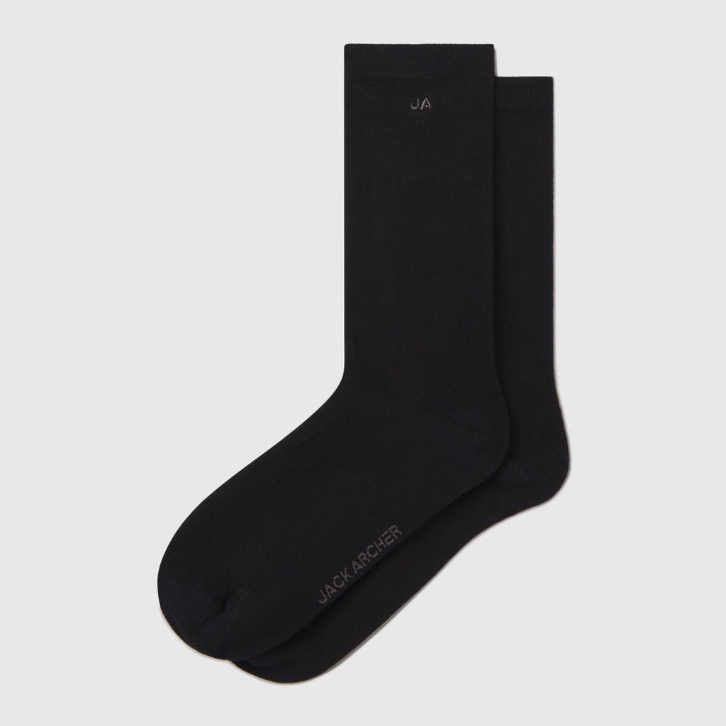 Chaussettes en coton premium noir sidéral