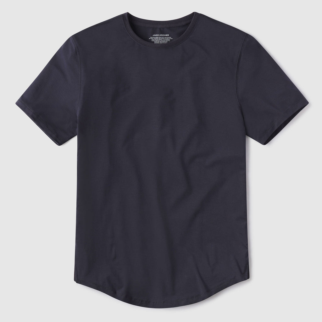 T-shirt bleu profond