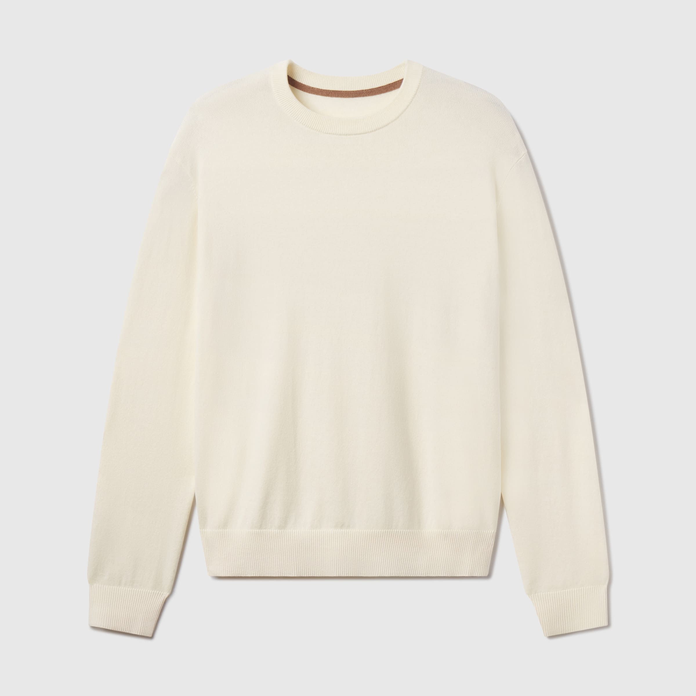 Pull col rond – Crème