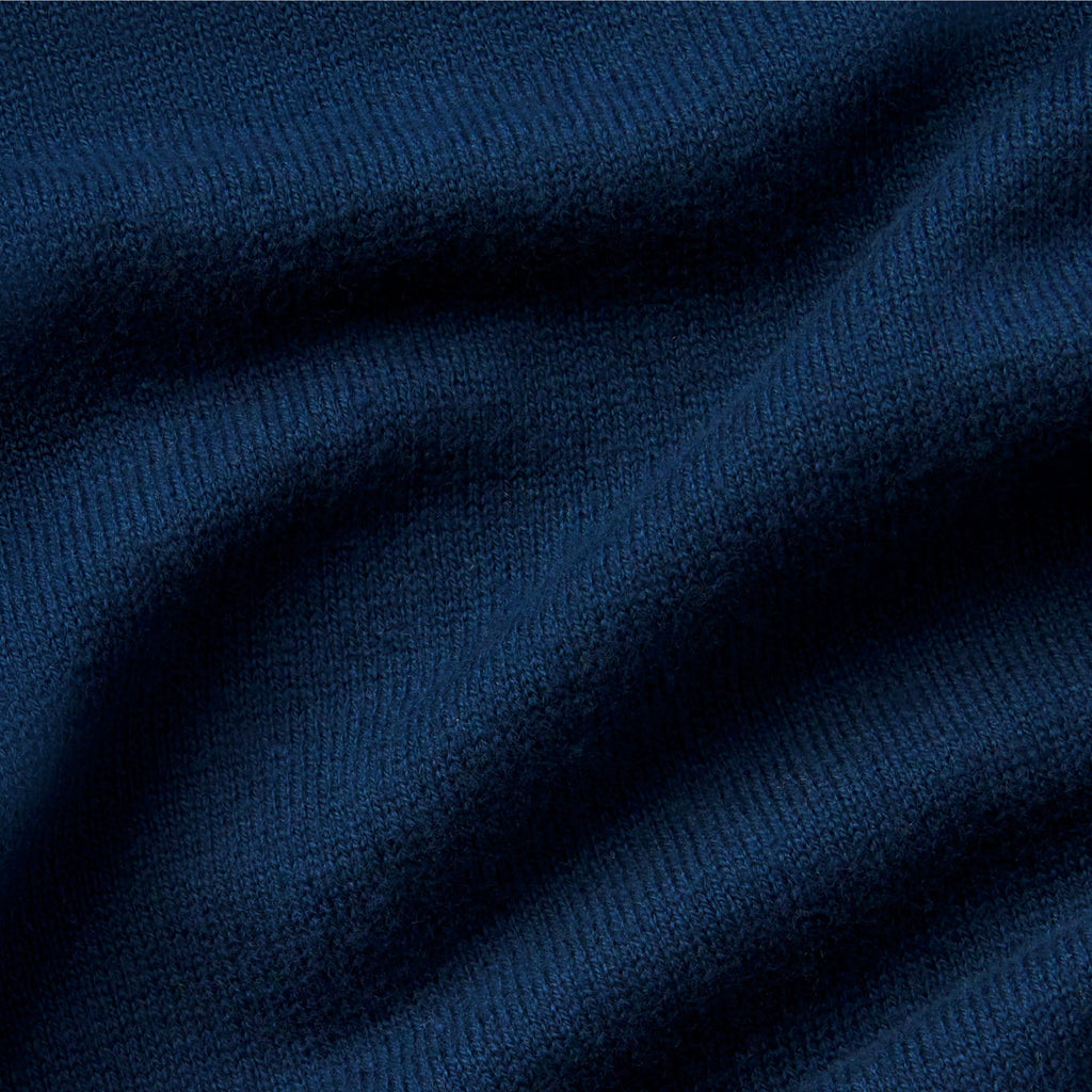 Chandail à col rond – Bleu profond