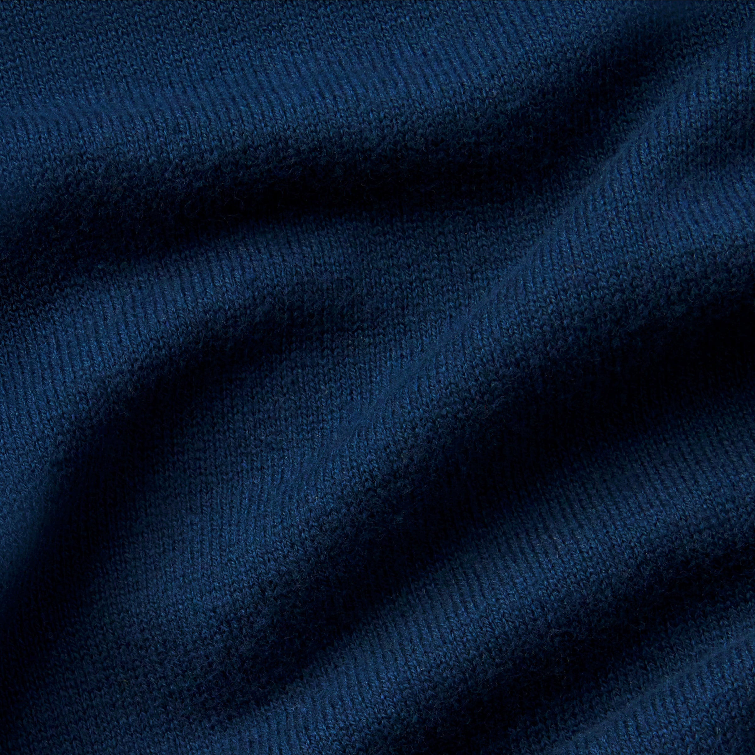 Chandail à col rond – Bleu profond