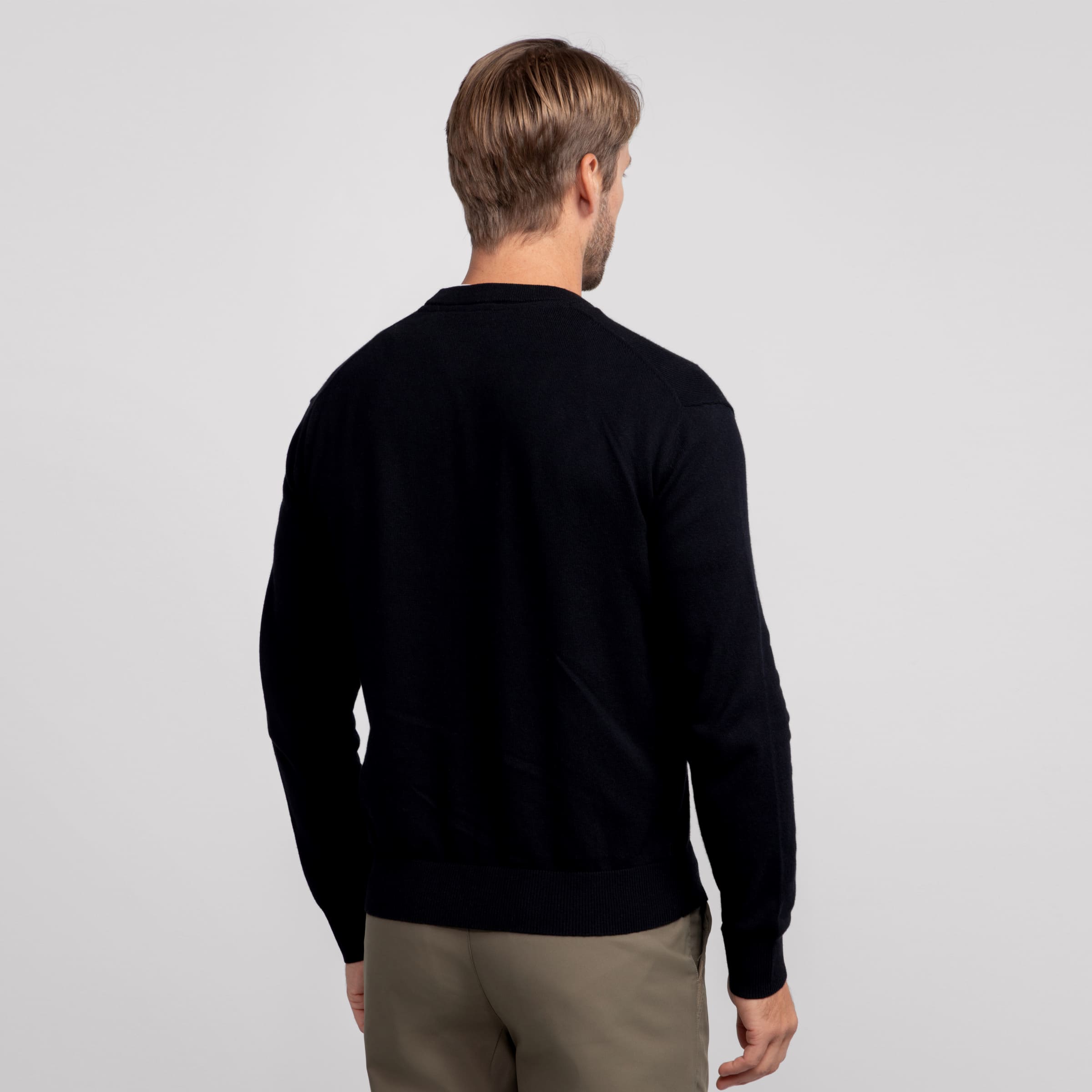 Pull col rond - Noir véritable