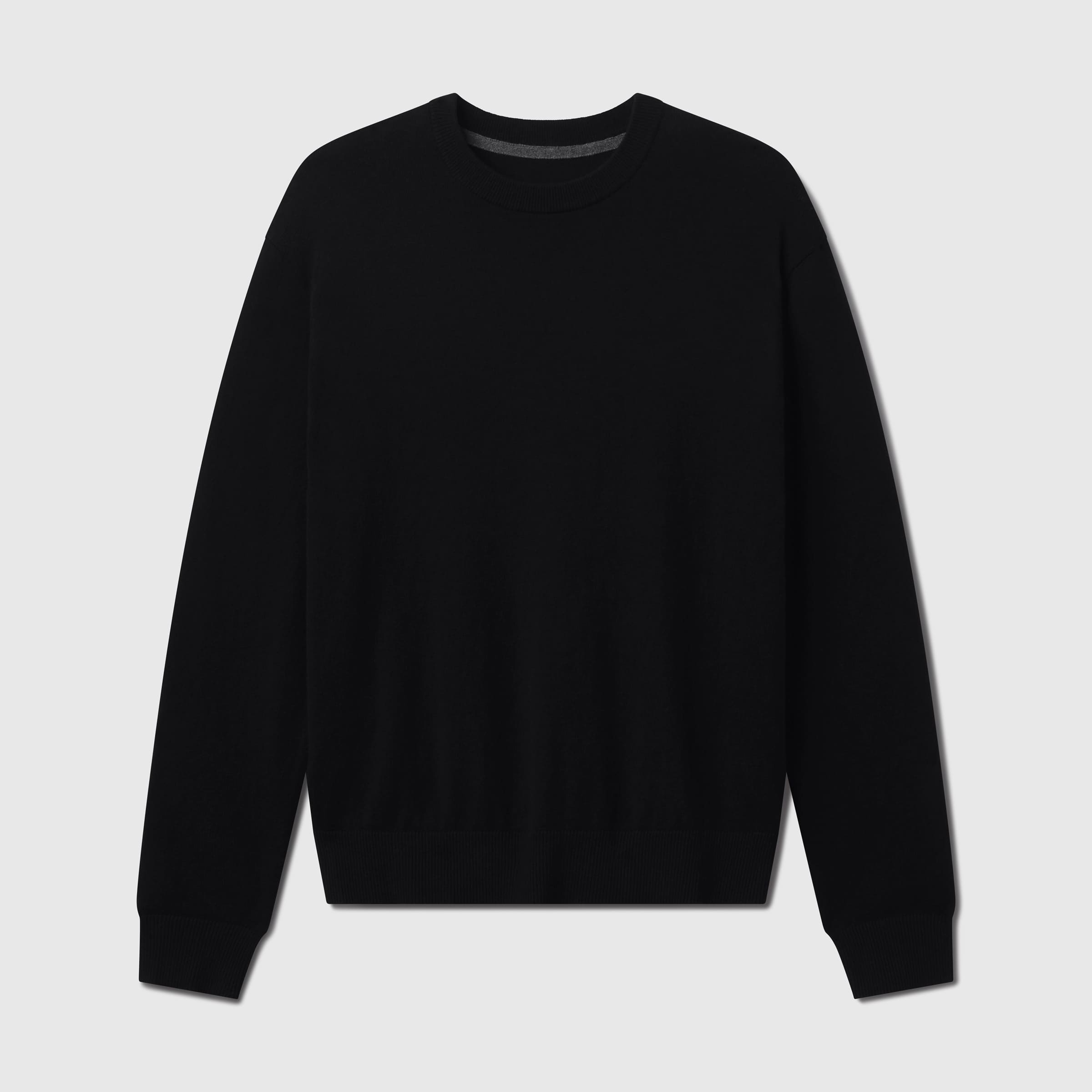 Pull col rond - Noir véritable