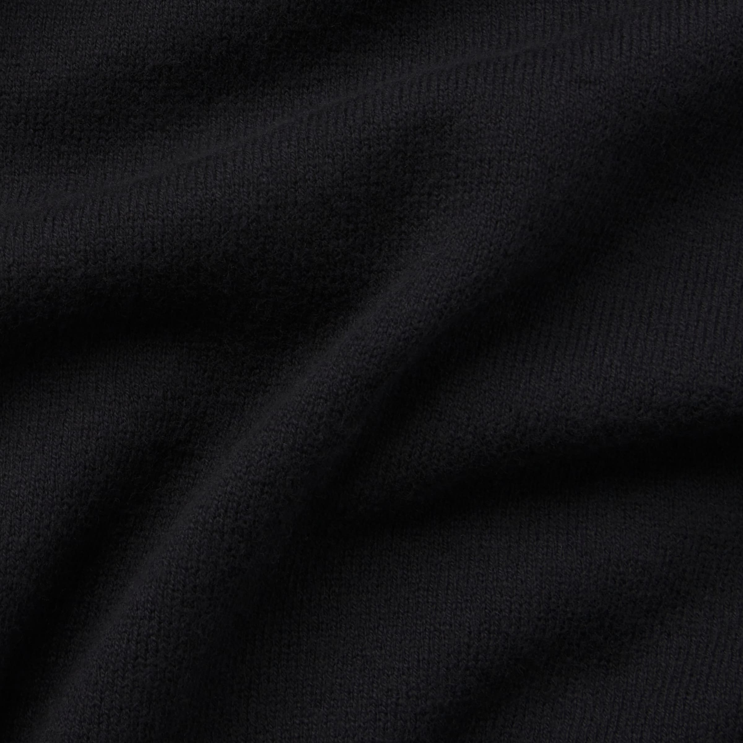 Pull col rond - Noir véritable
