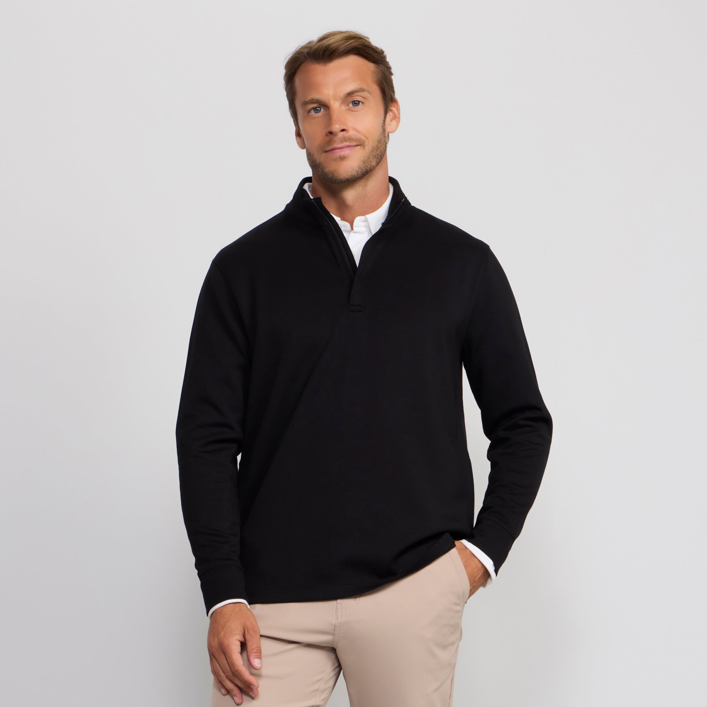 Polaire zippée au col