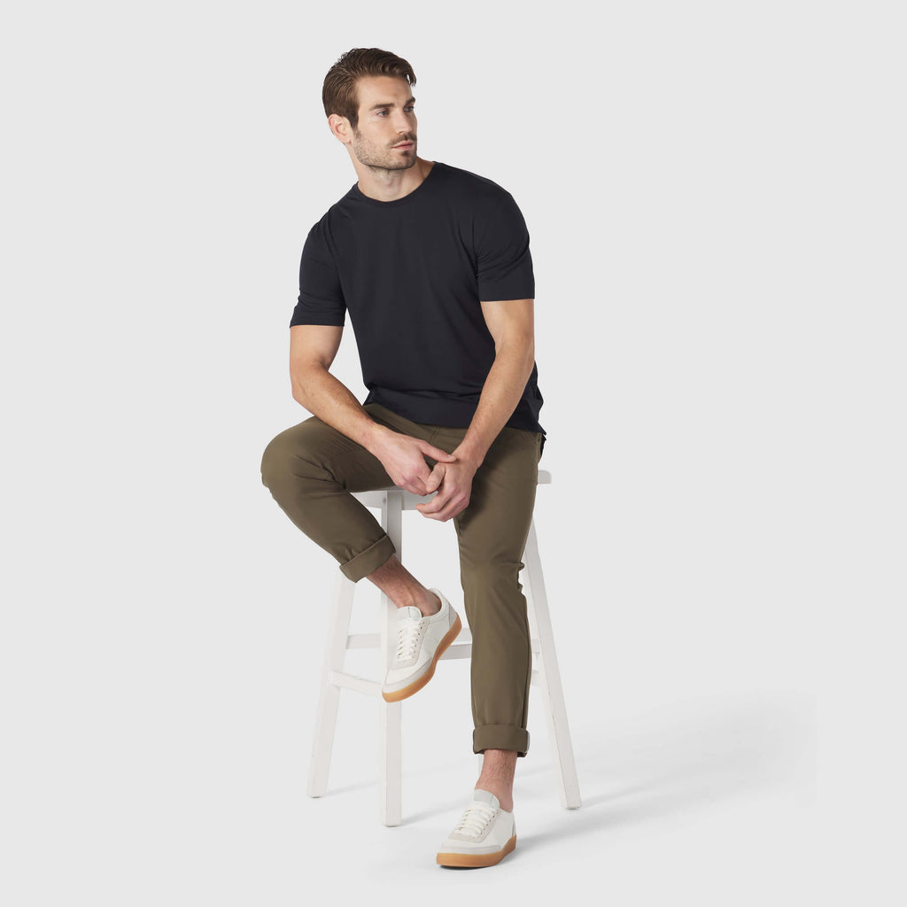 T-shirt bleu profond