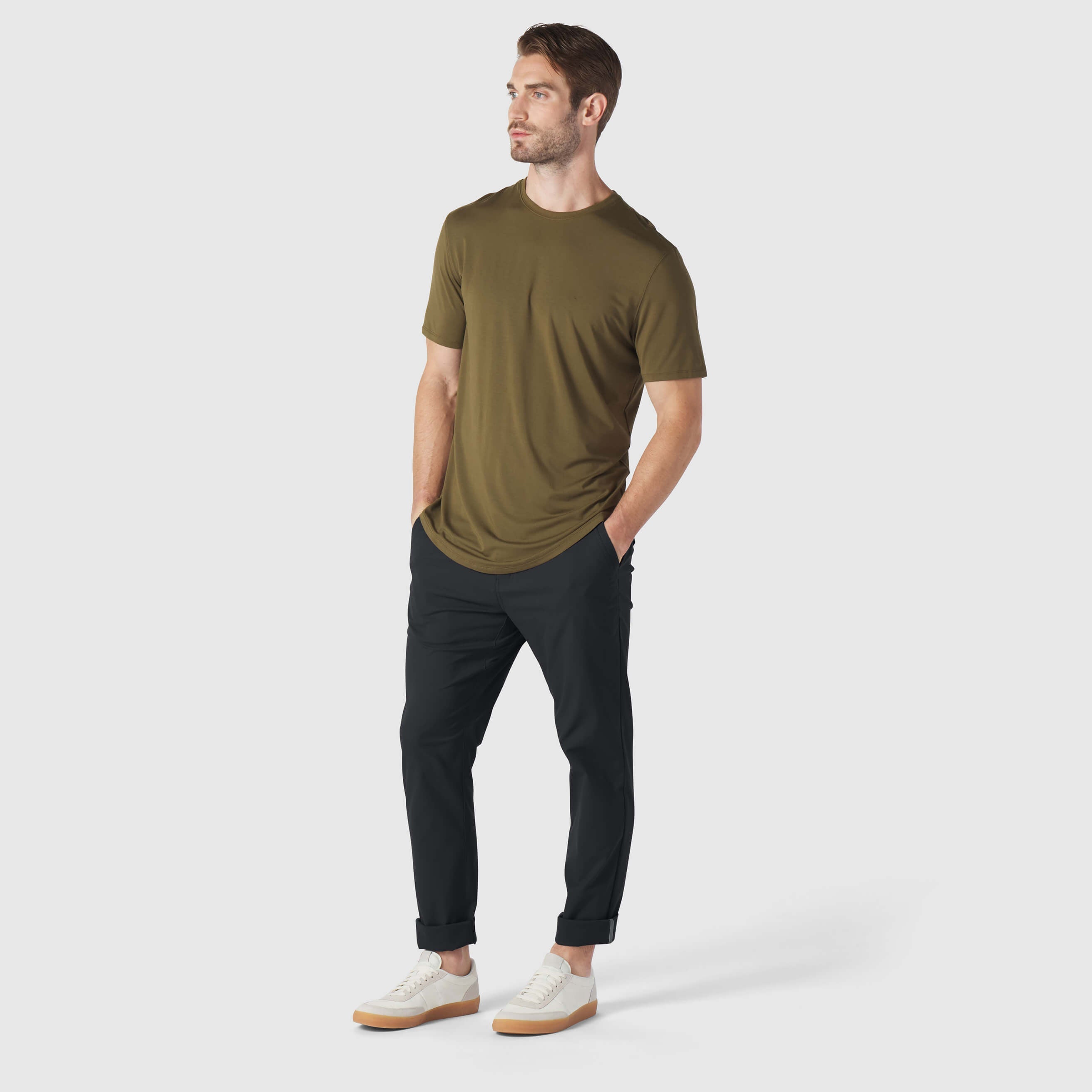 T-shirt classique — Vert olive