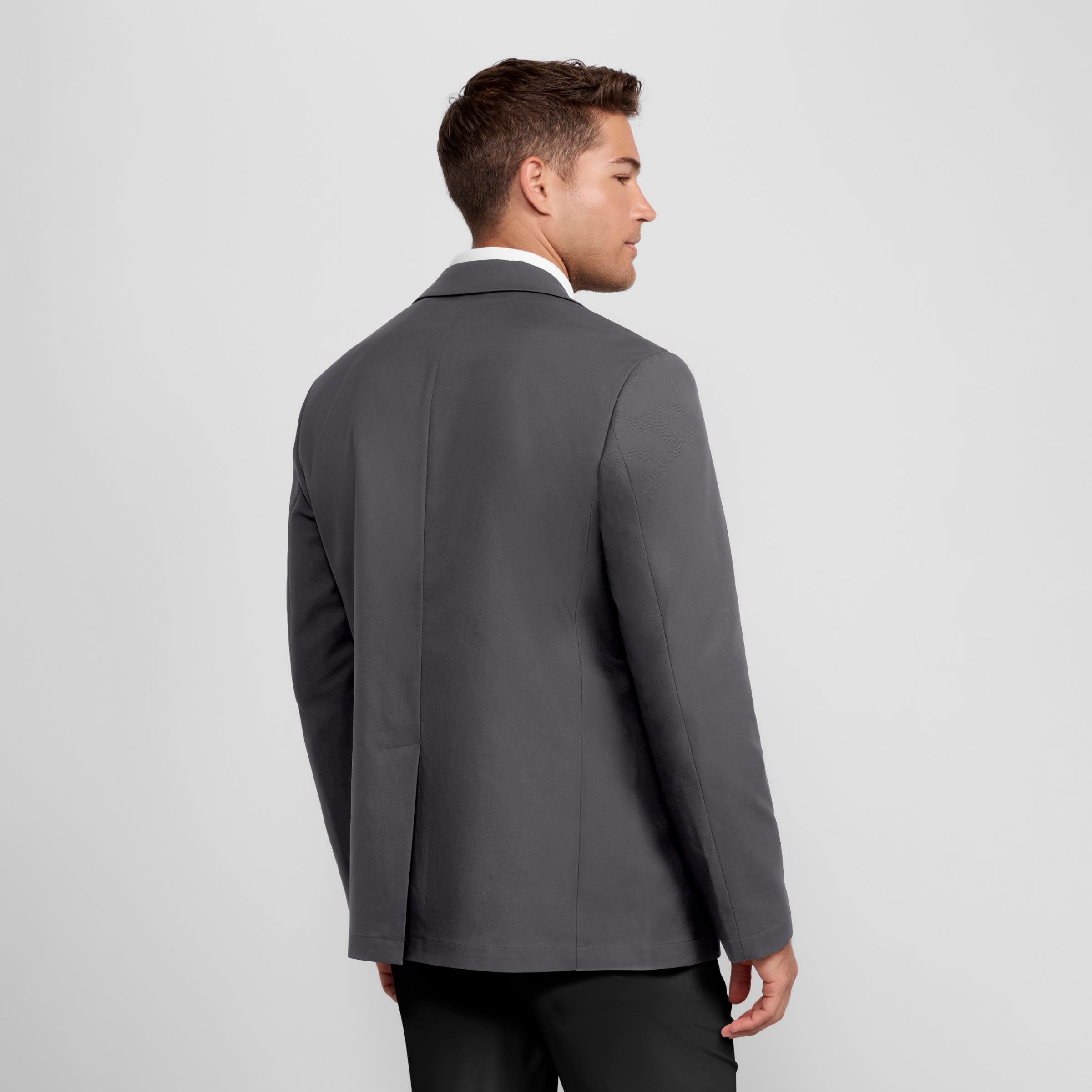Blazer classique extensible – Gris anthracite