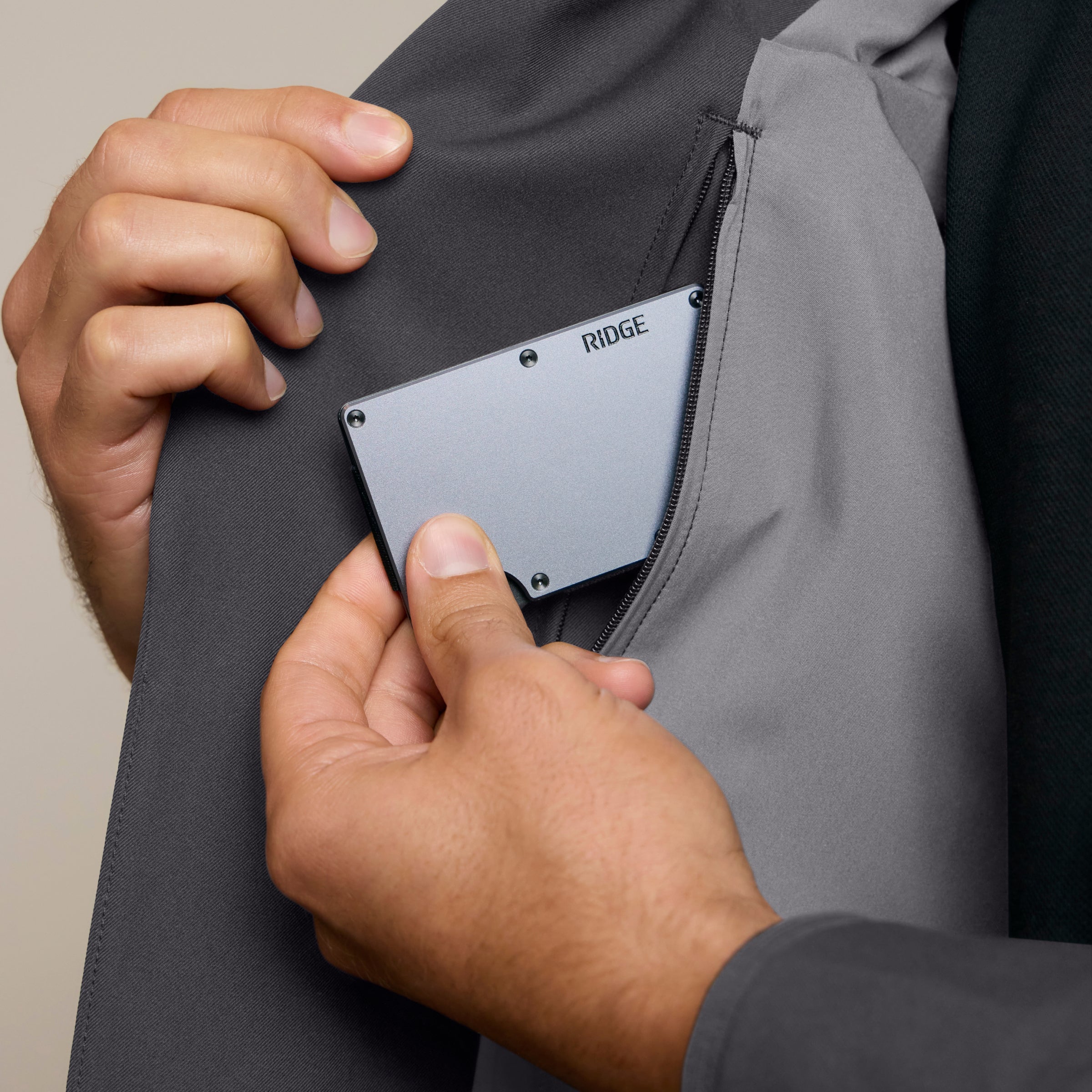 Blazer classique extensible – Gris anthracite