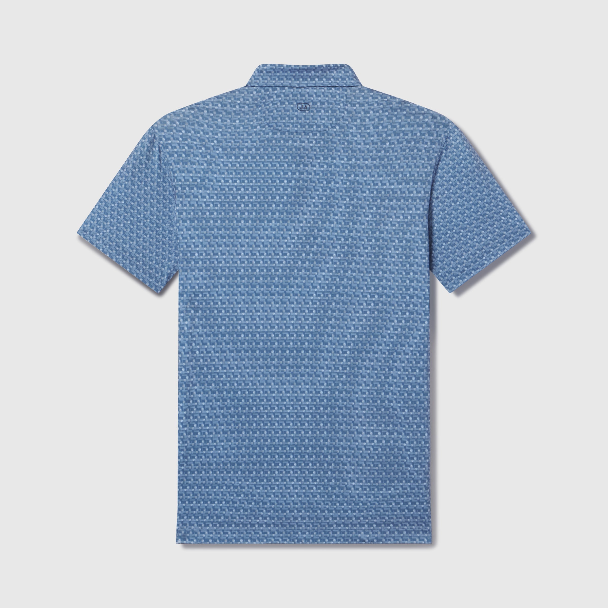 Polo de performance Clubhouse – Motif quadrillé Bering Sea