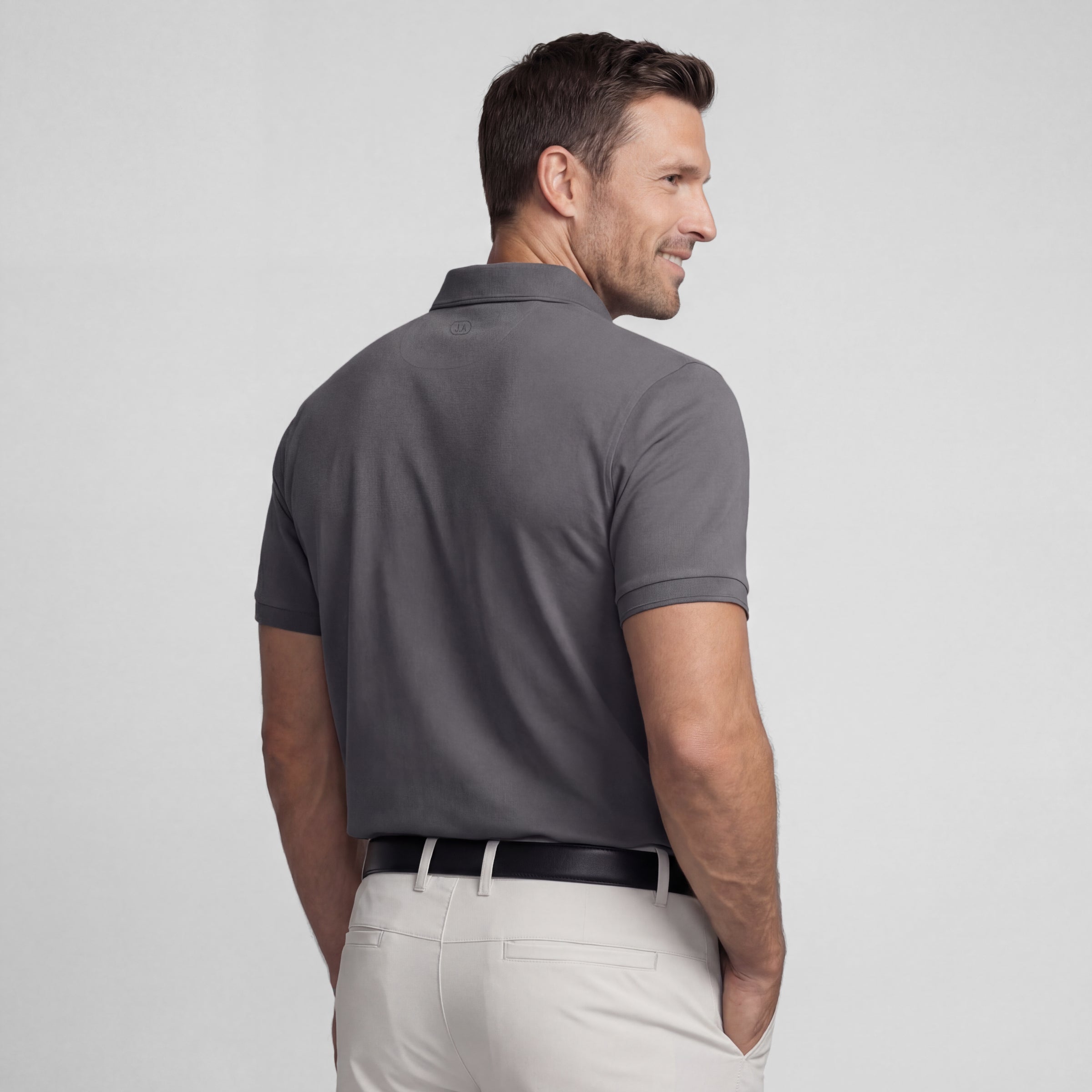 Polo Club Pique - Gris Anthracite