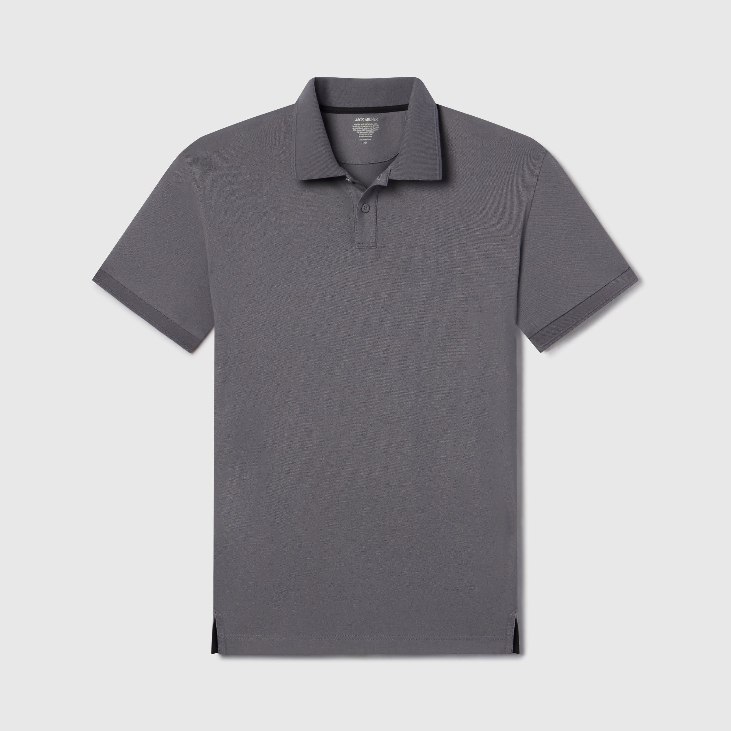 Polo Club Pique - Gris Anthracite