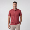 Polo de performance – Rouge brique