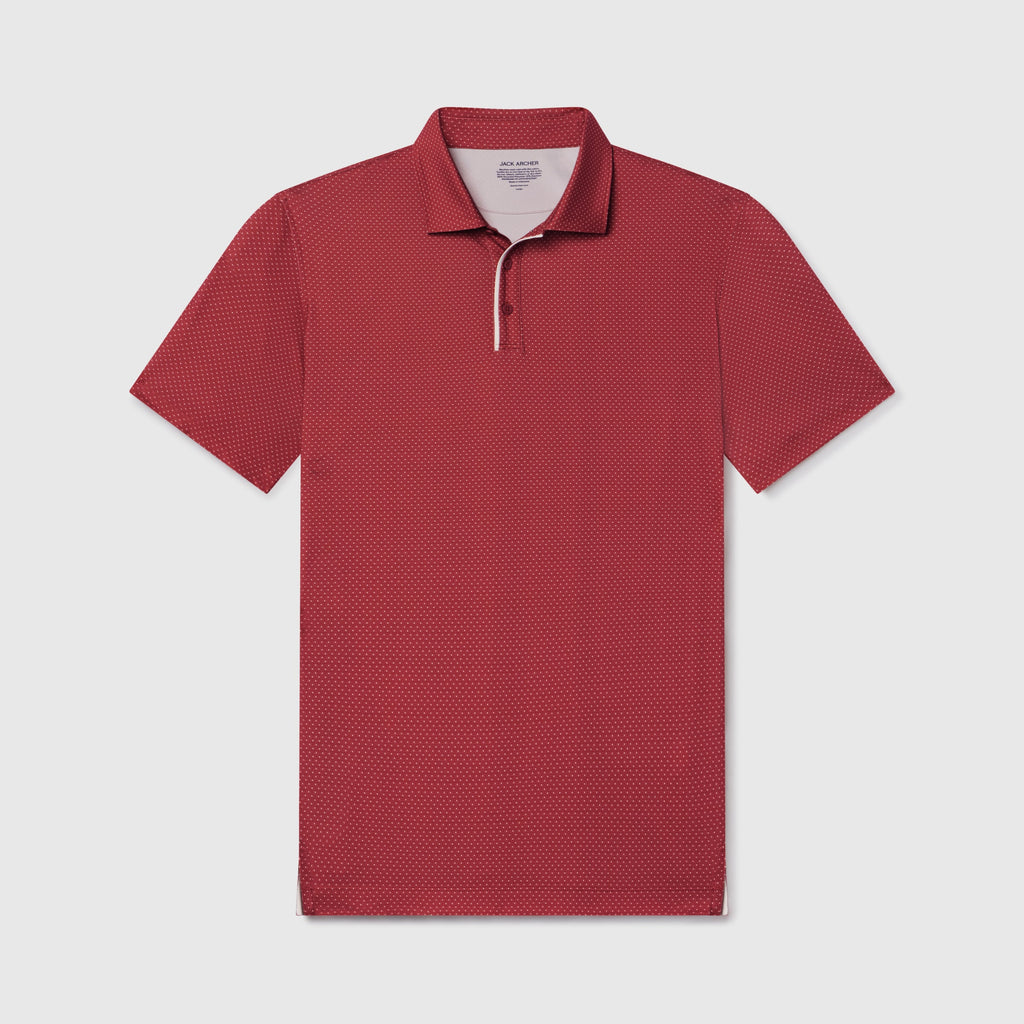 Polo de performance – Rouge brique