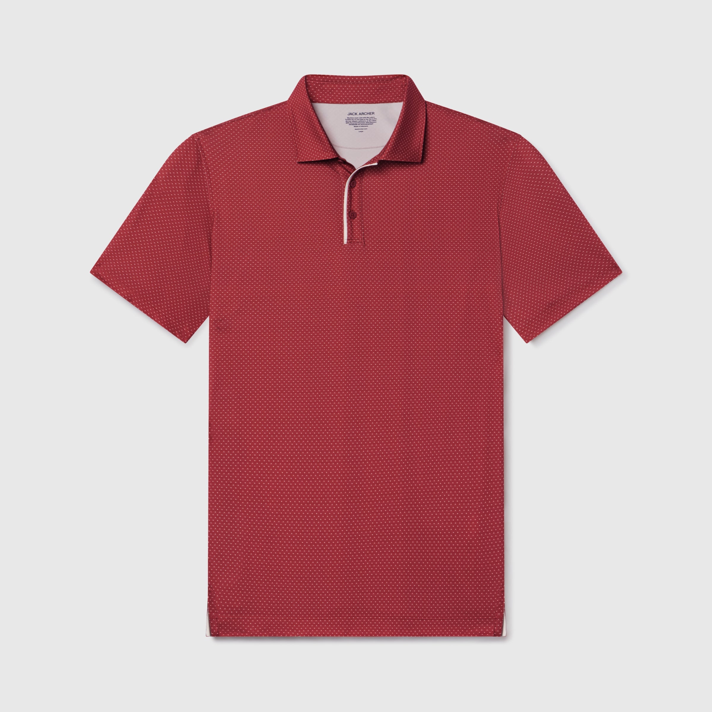 Polo de performance – Rouge brique