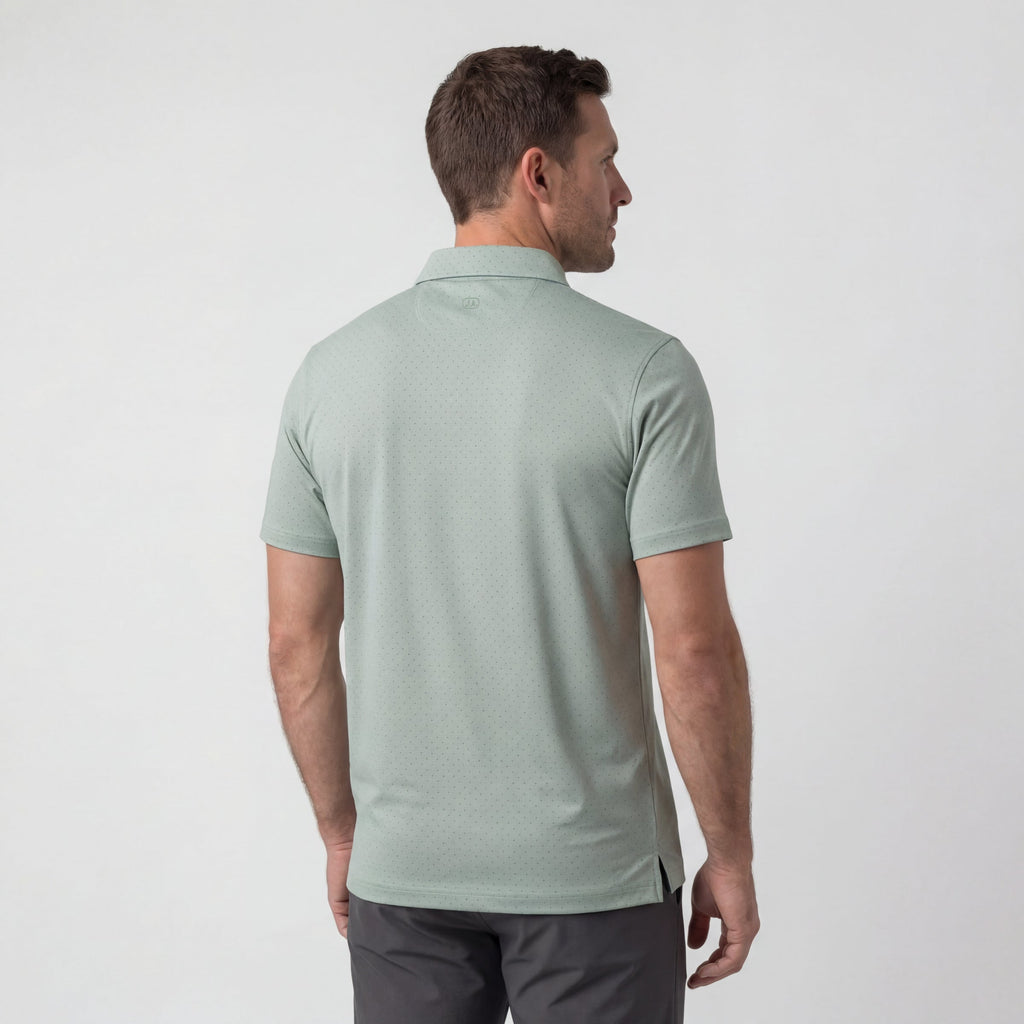 Polo de performance – Vert orage