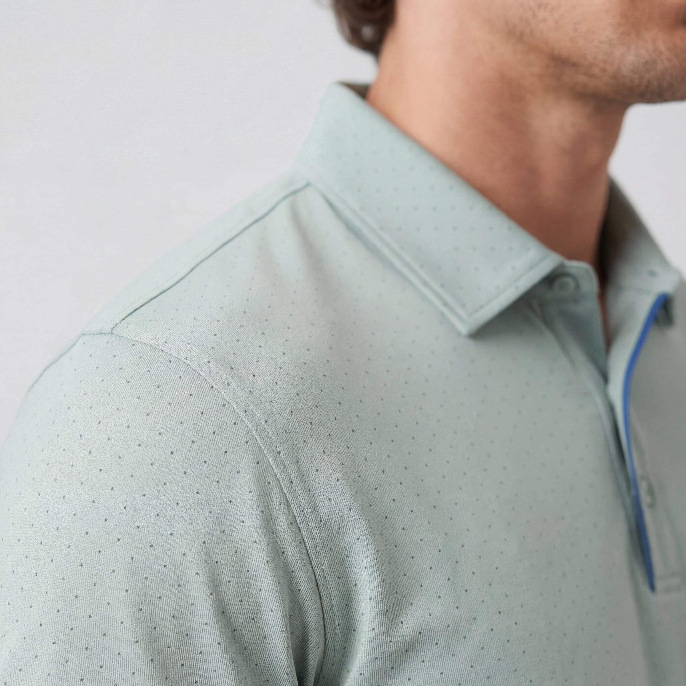 Polo de performance – Vert orage
