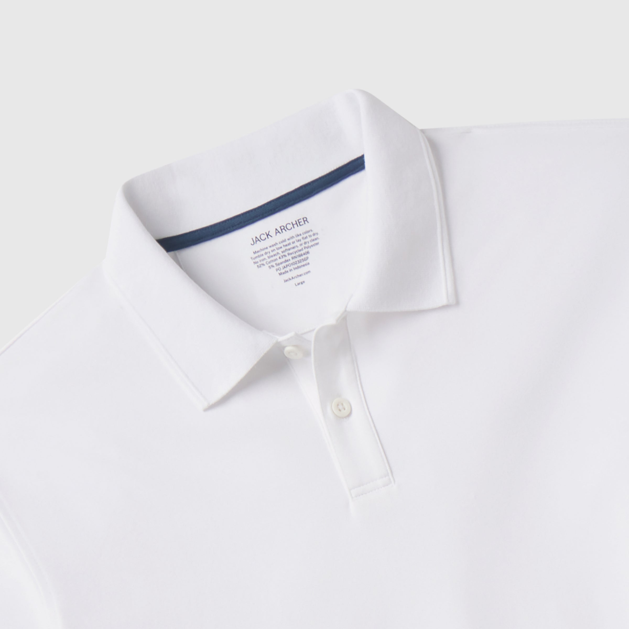 Polo piqué - Blanc véritable