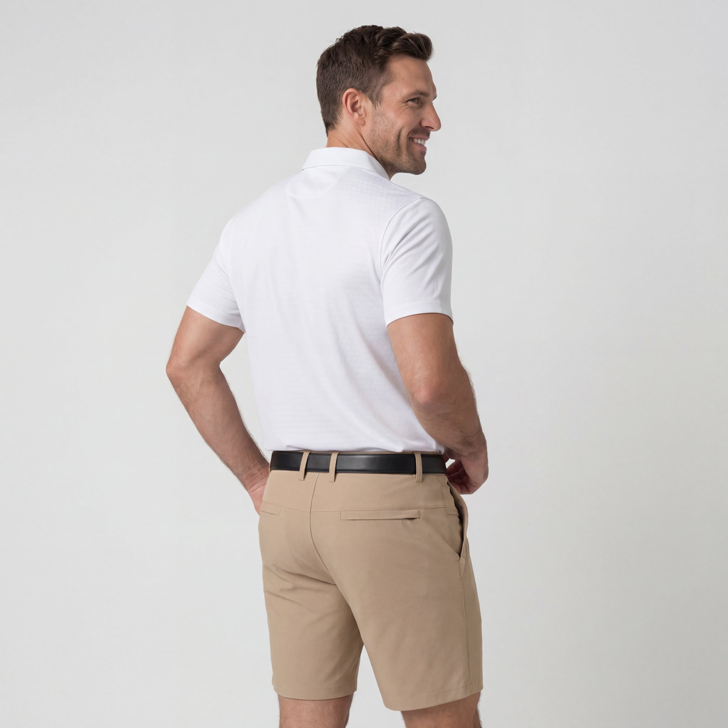 Polo de performance Clubhouse – Driveline blanc