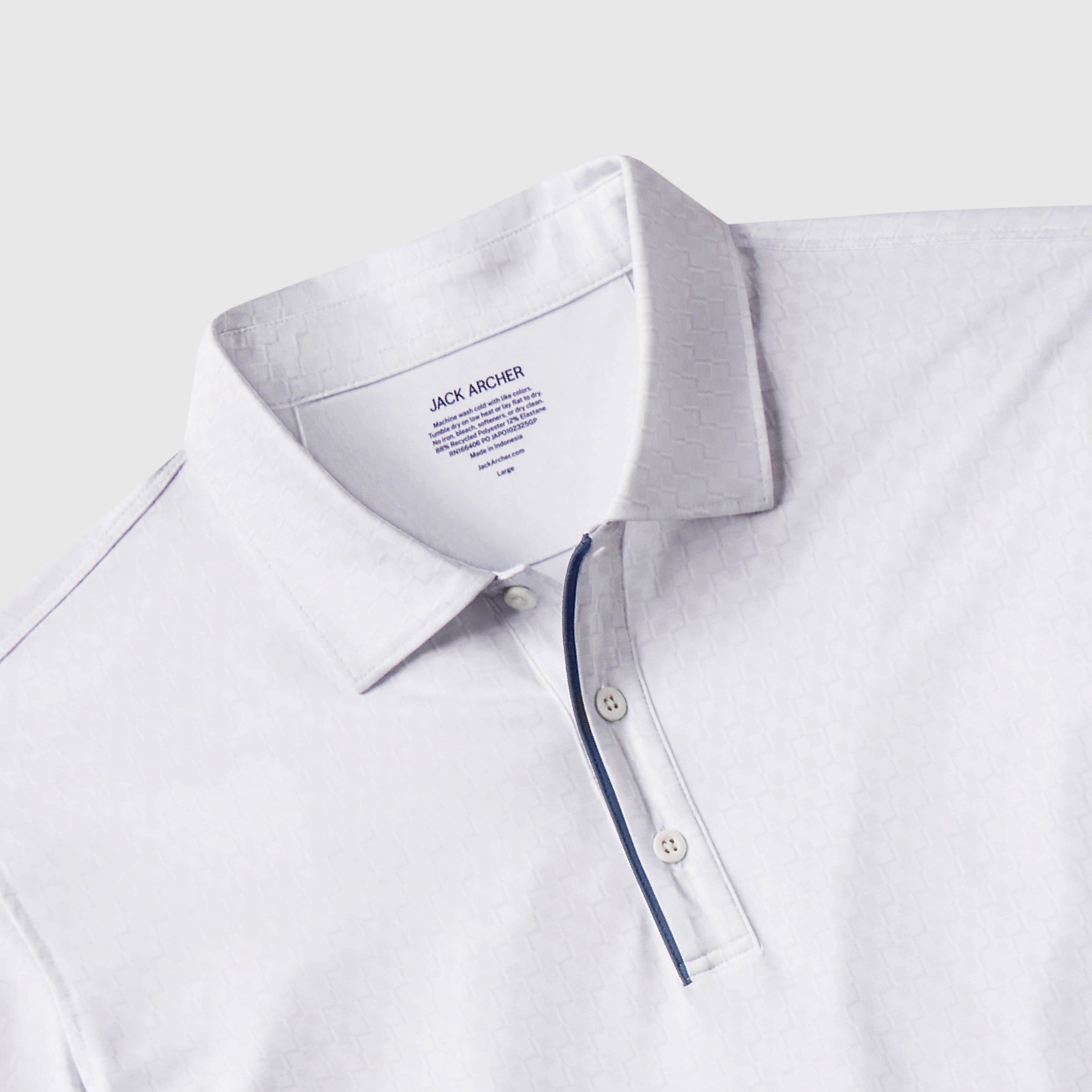 Polo de performance Clubhouse – Driveline blanc