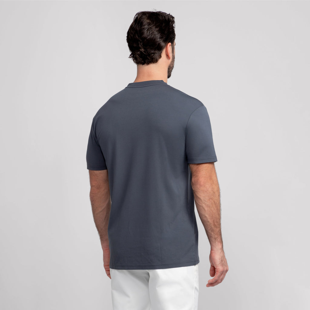 T-shirt ras du cou gris anthracite
