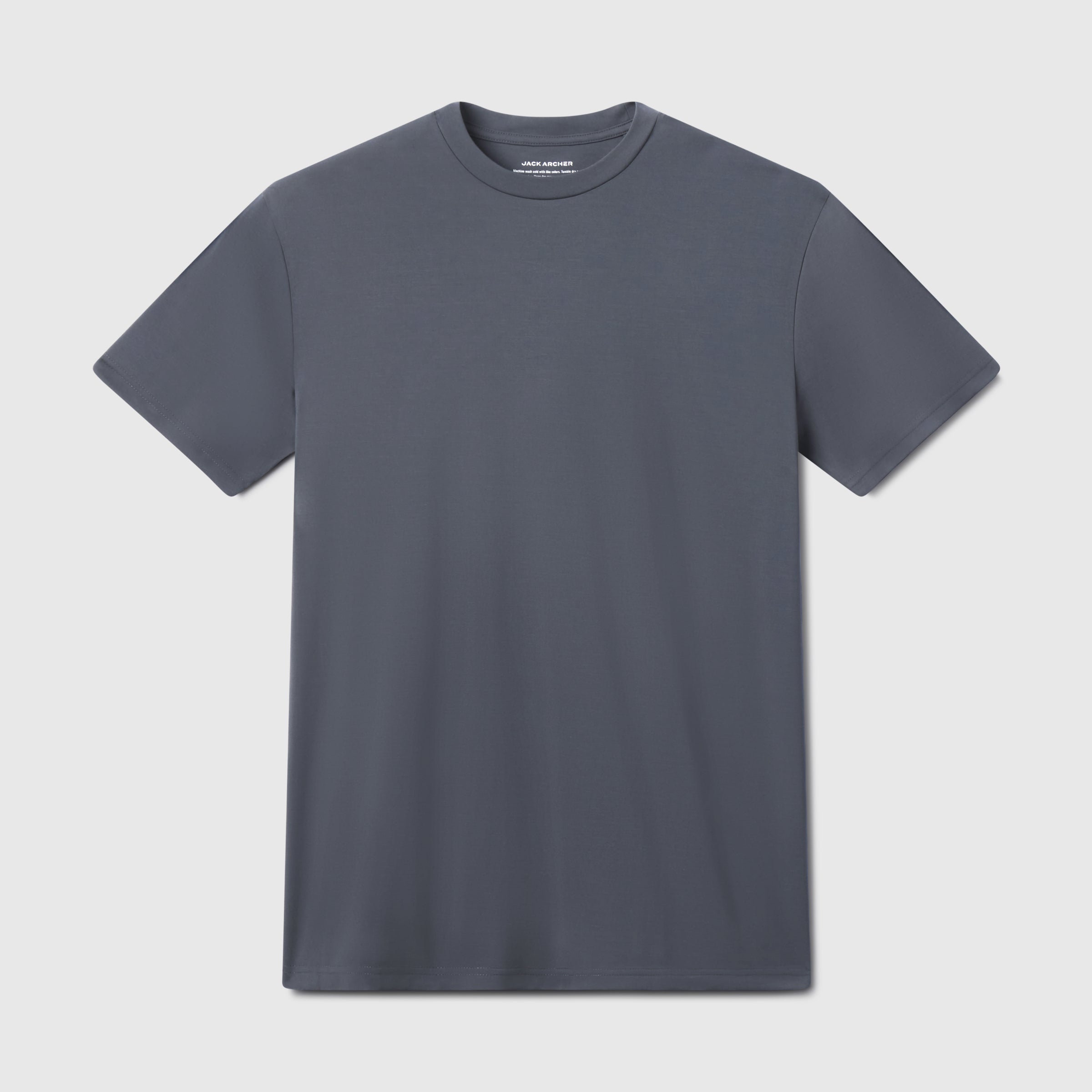 T-shirt ras du cou gris anthracite