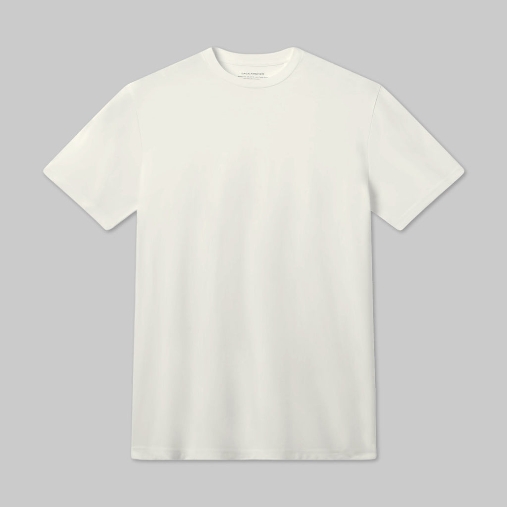 T-shirt ras-du-cou – Écru
