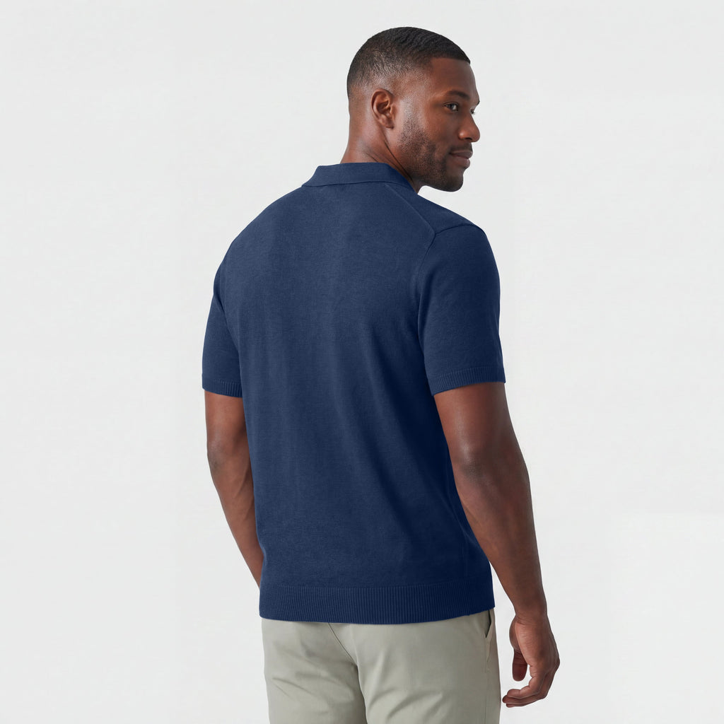 Polo d'été -- Bleu Marine