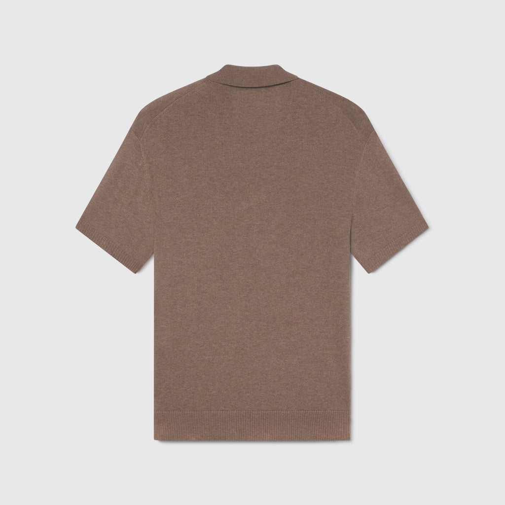 Polo - Gris chiné moka