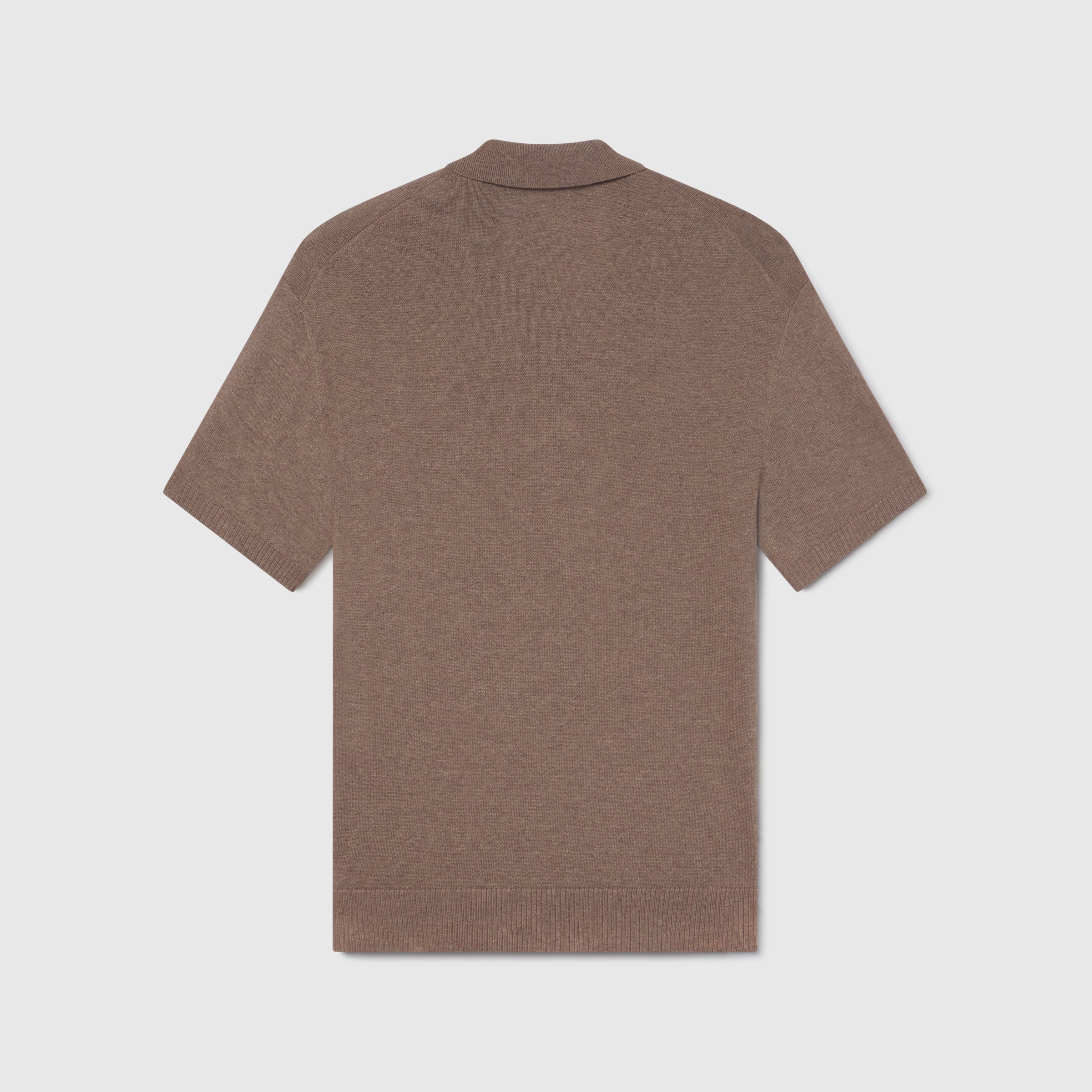 Polo - Gris chiné moka