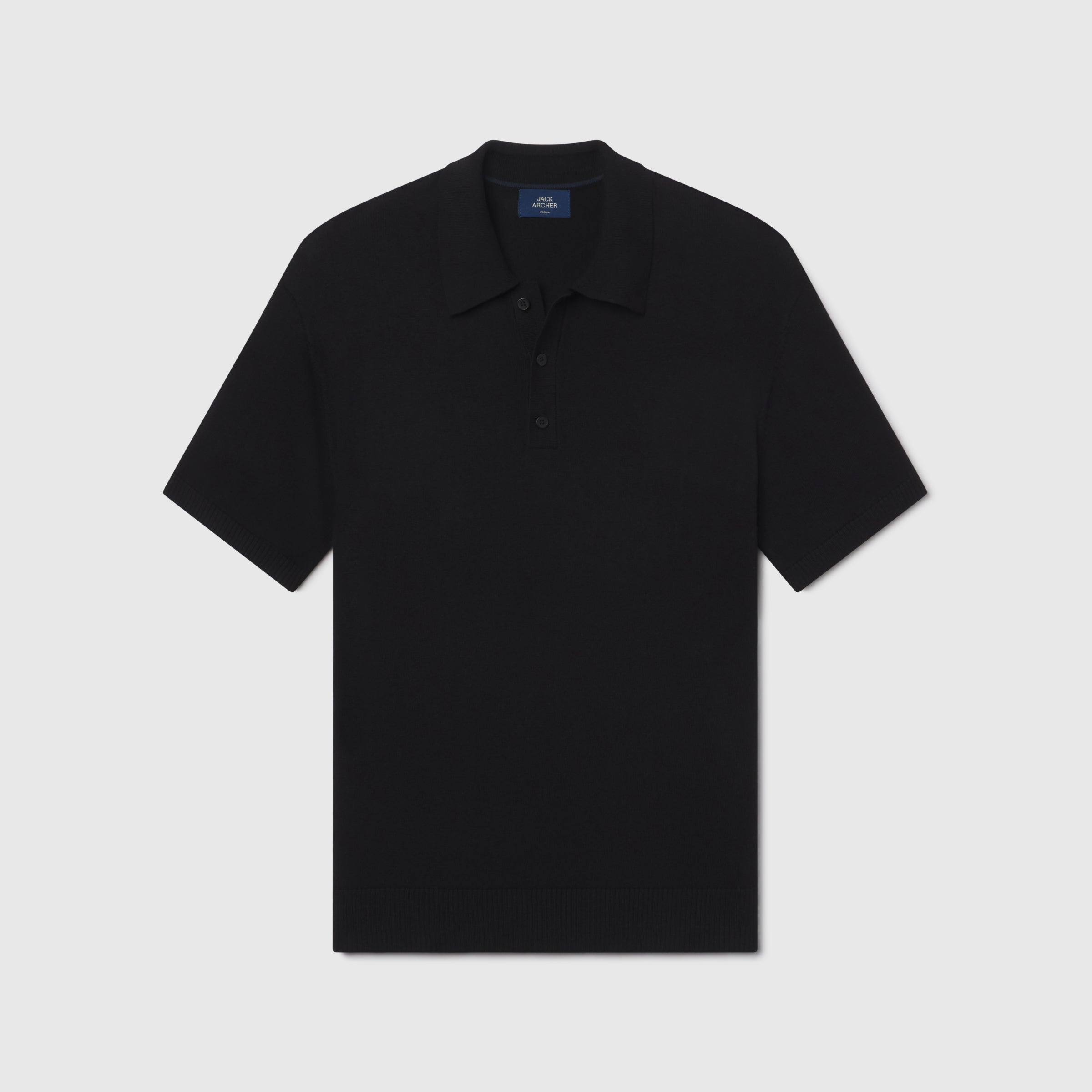Polo de loisirs - Noir véritable
