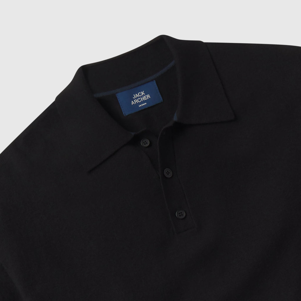 Polo de loisirs - Noir véritable