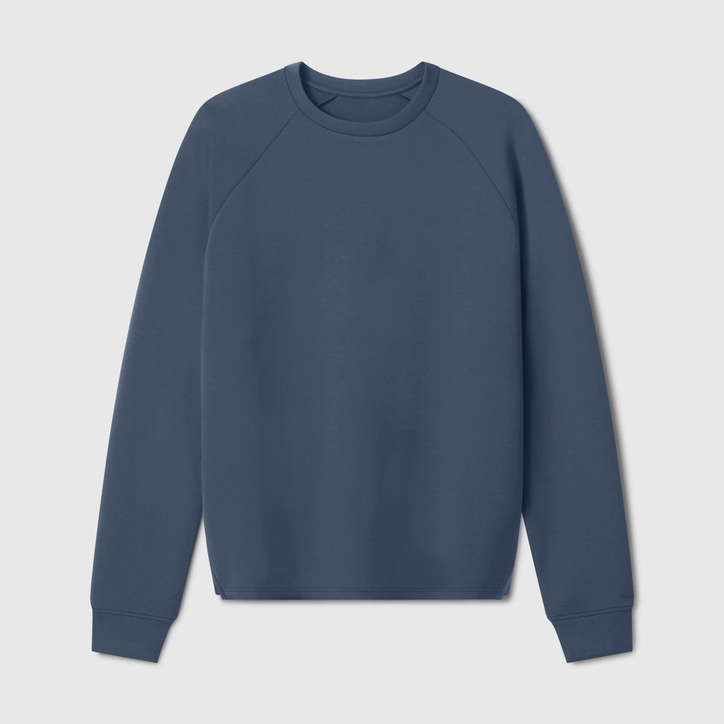 Sweat ras du cou - Bleu Orageux