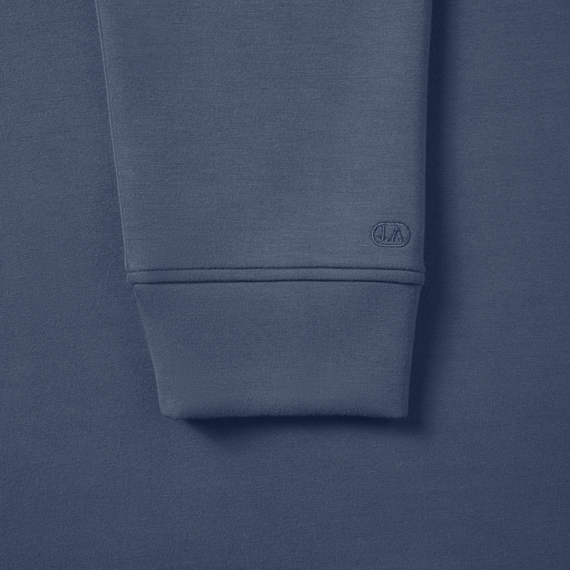 Sweat ras du cou - Bleu Orageux