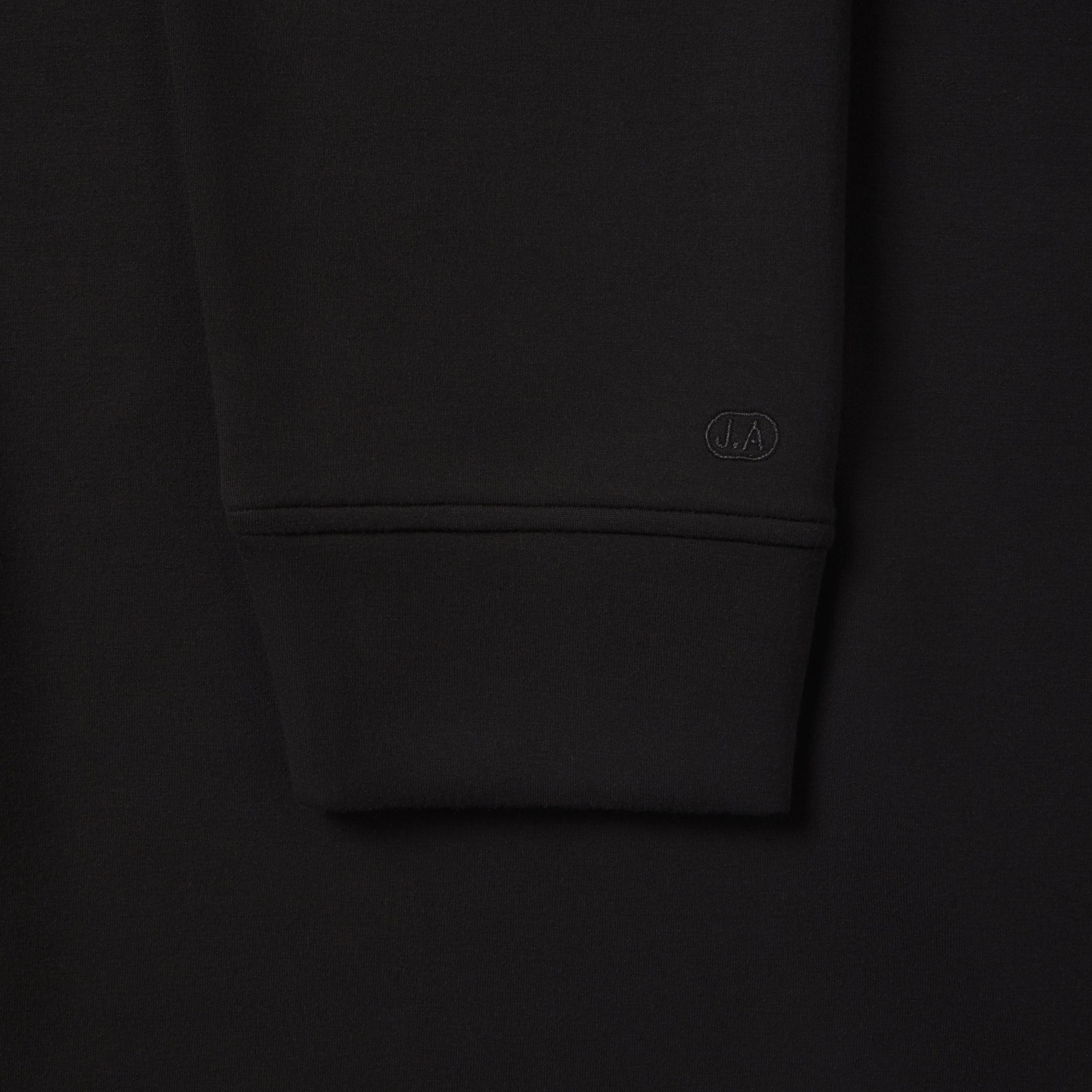 Sweat-shirt col rond classique – Noir véritable