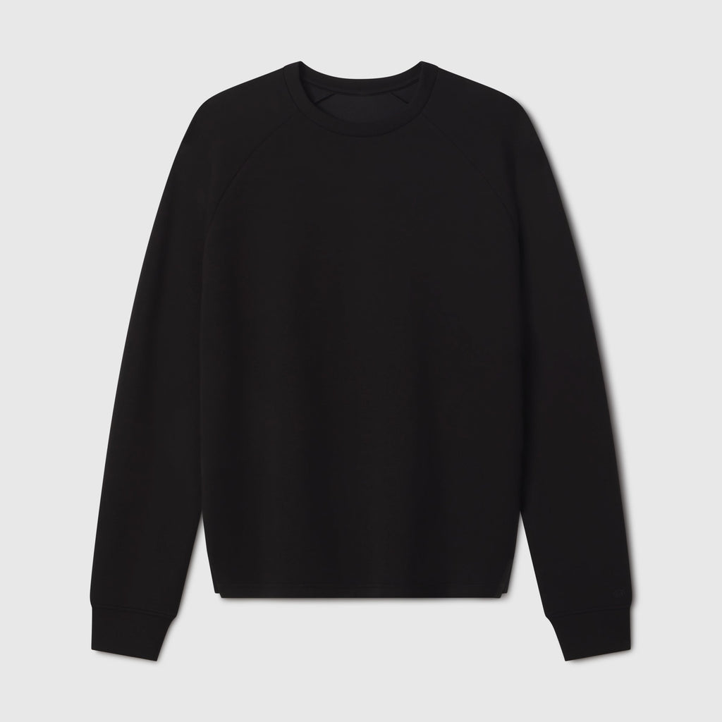 Sweat-shirt col rond classique – Noir véritable