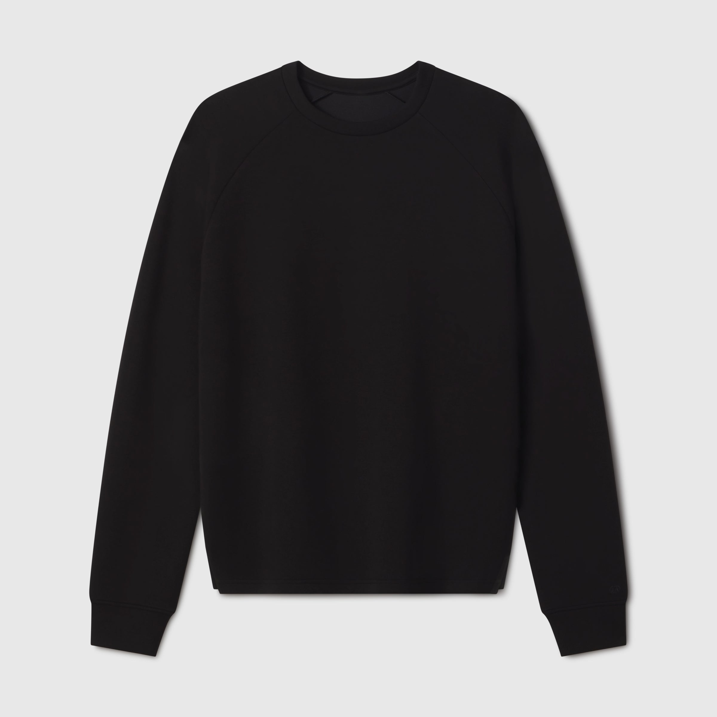 Sweat-shirt col rond classique – Noir véritable
