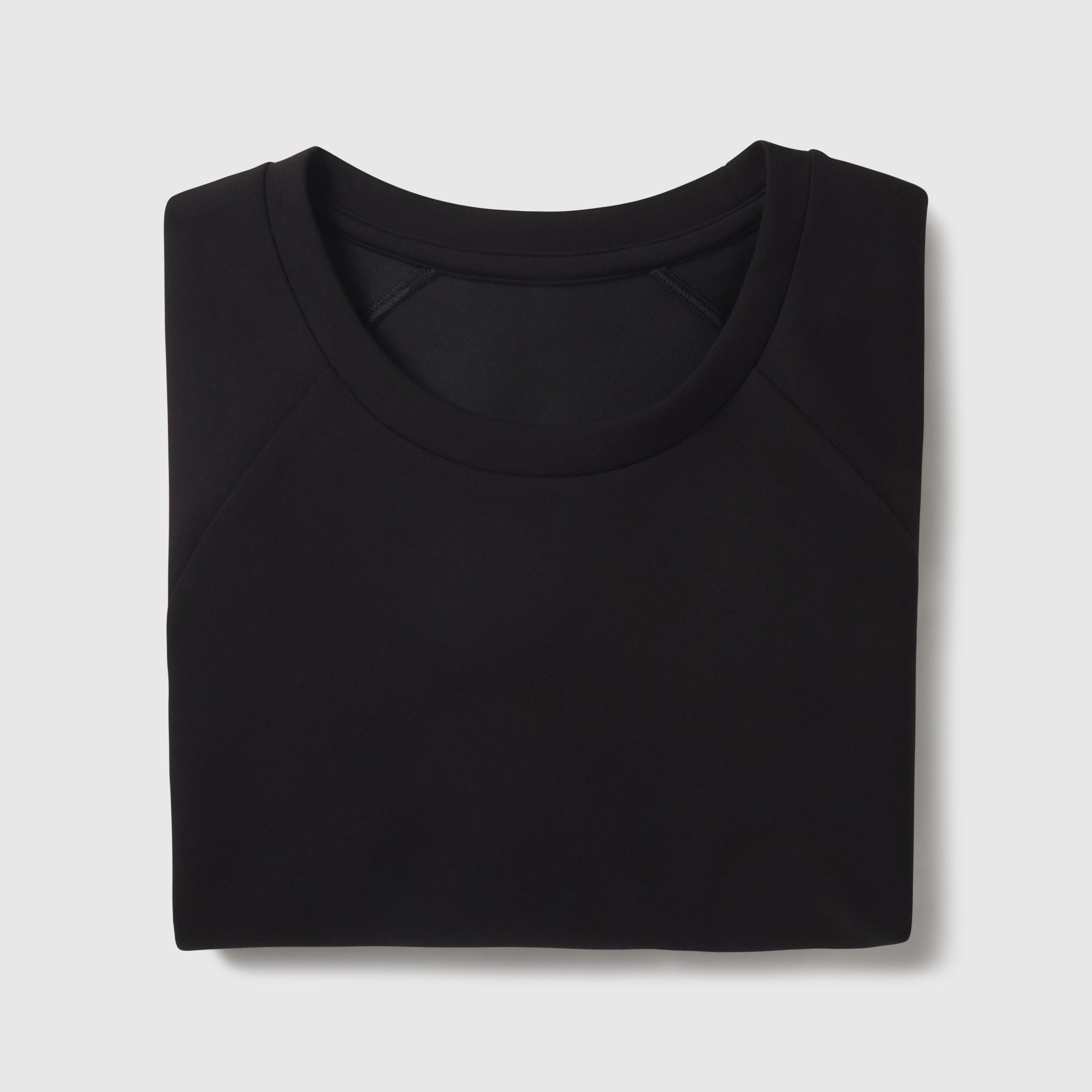 Sweat-shirt col rond classique – Noir véritable