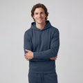 Sweat à capuche coupe décontractée - Bleu océan