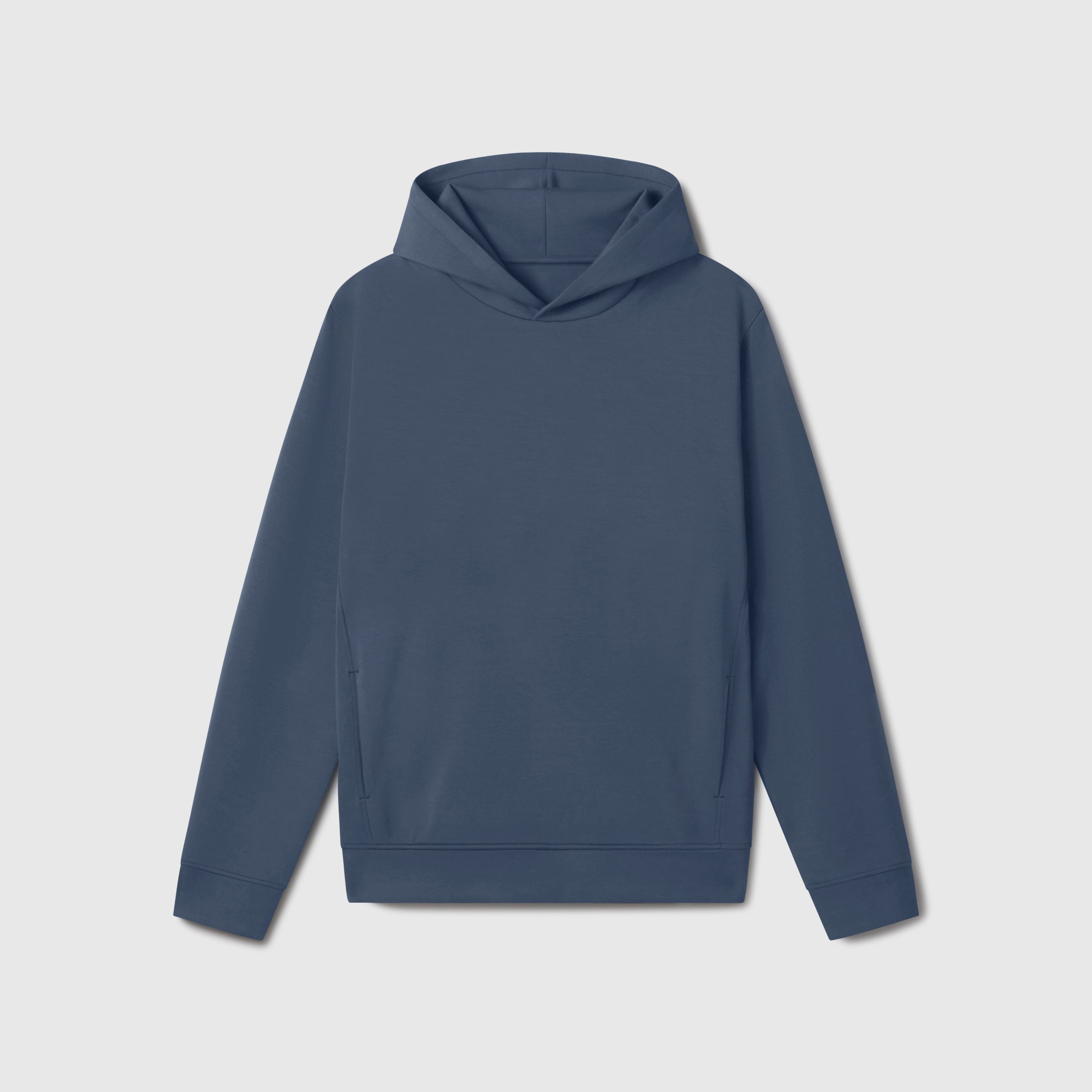 Sweat à capuche coupe décontractée - Bleu océan