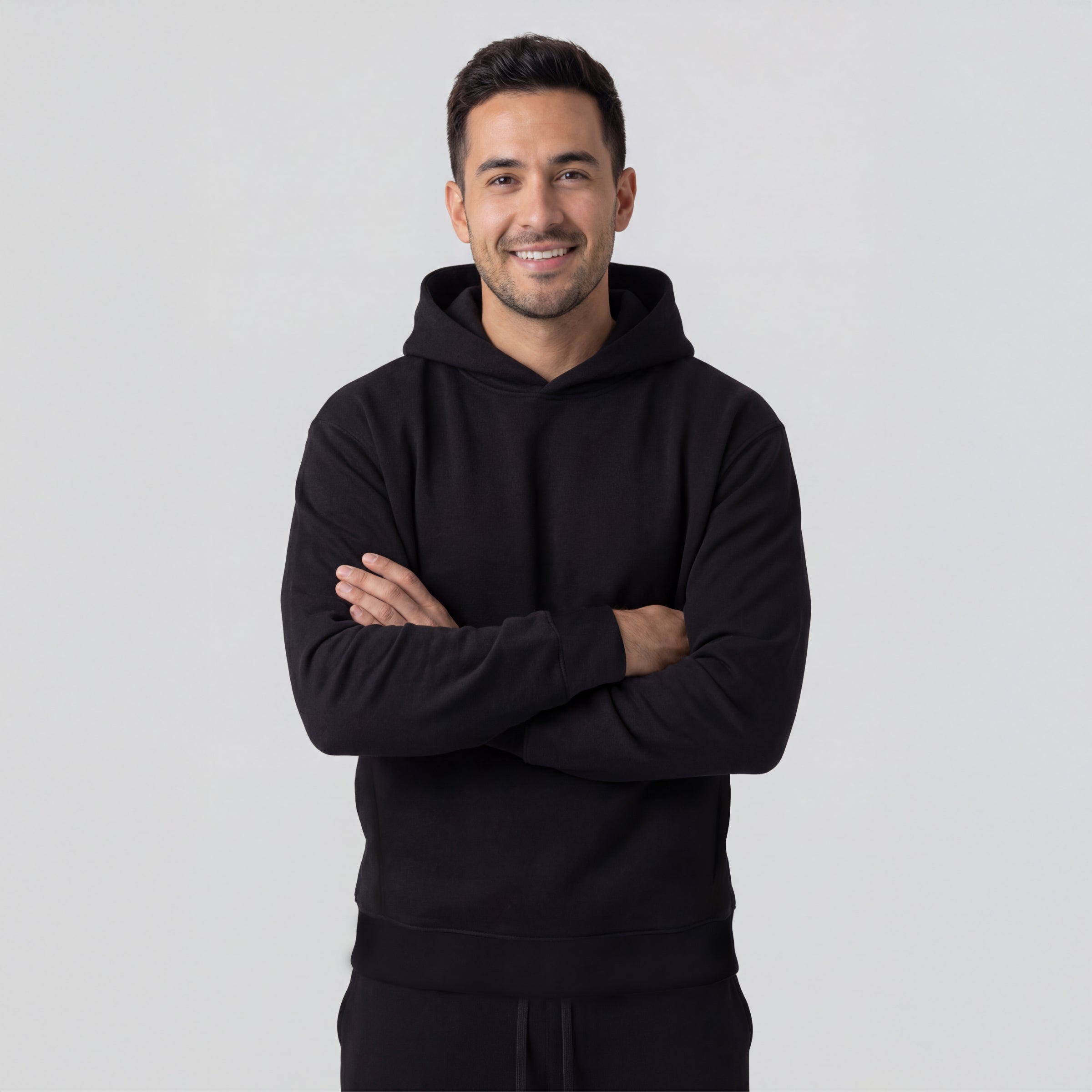 Hoodie Classique – Noir Intense