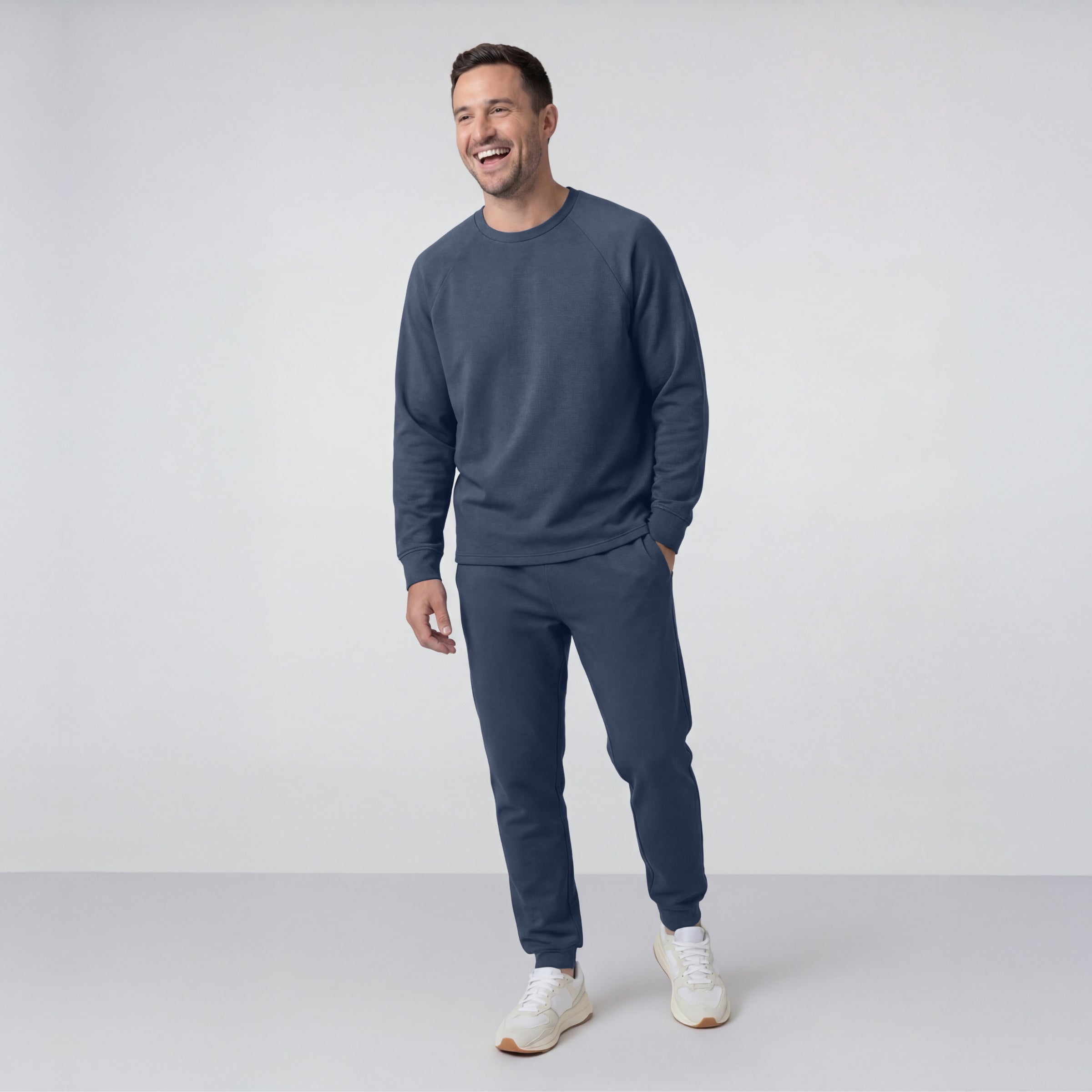 Jogger bleu océan