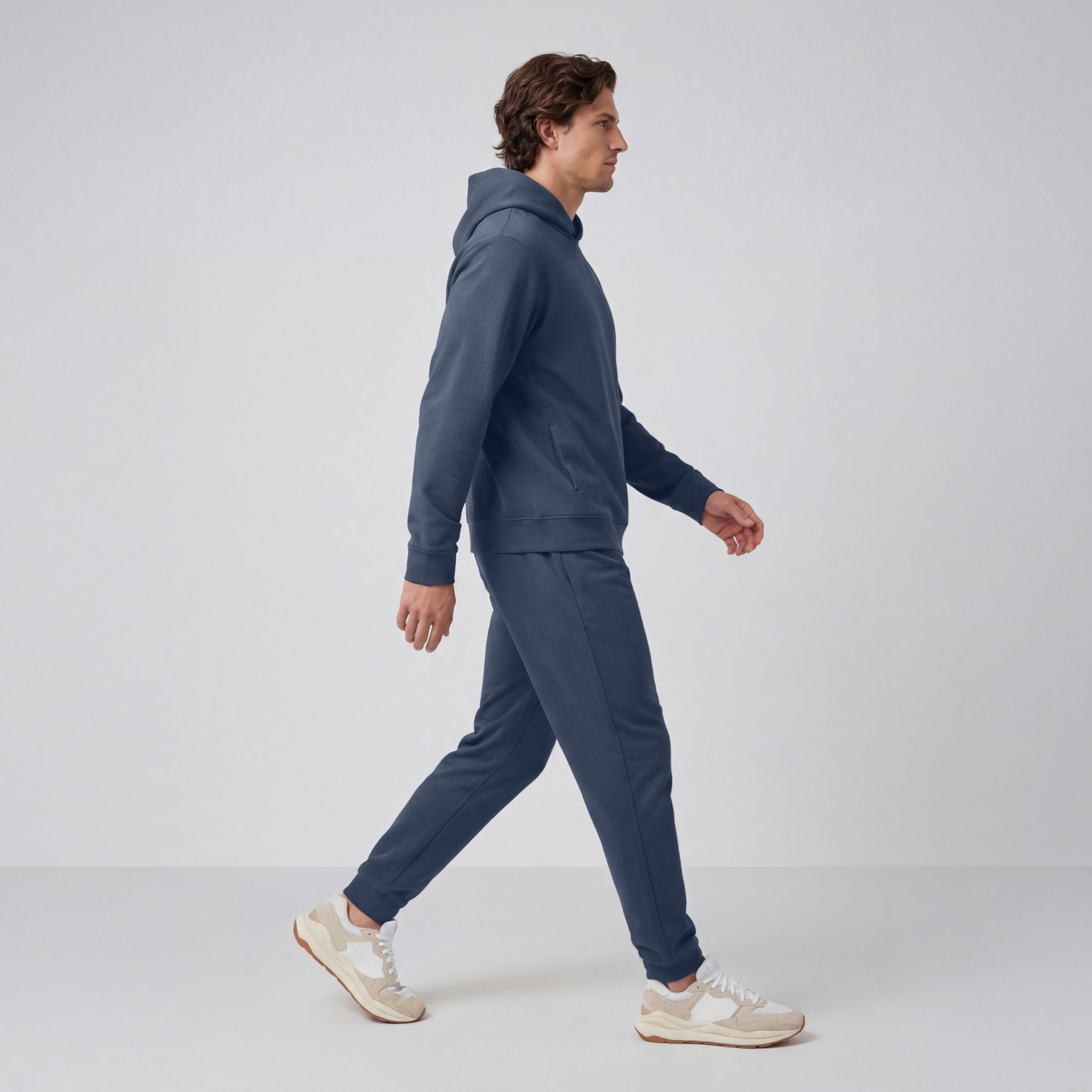 Jogger bleu océan
