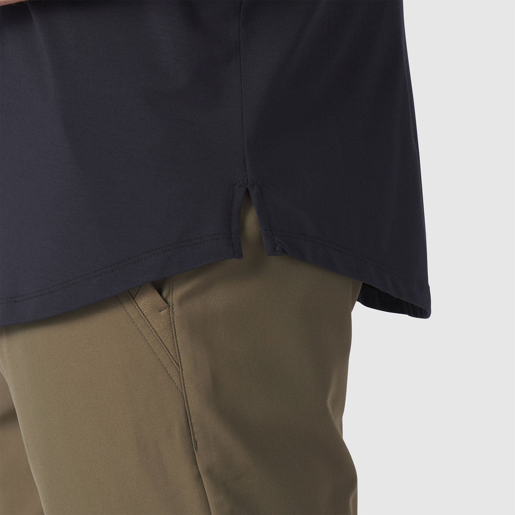 T-shirt bleu profond