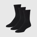 Chaussettes en coton premium noir sidéral